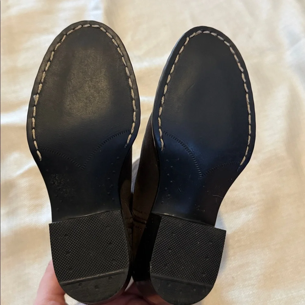 Old West Brown Leather Cowboy Boots – Toddler Size 11 - Picture 3 of 4